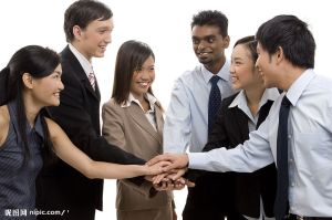 Cheesy workplace diversity pic